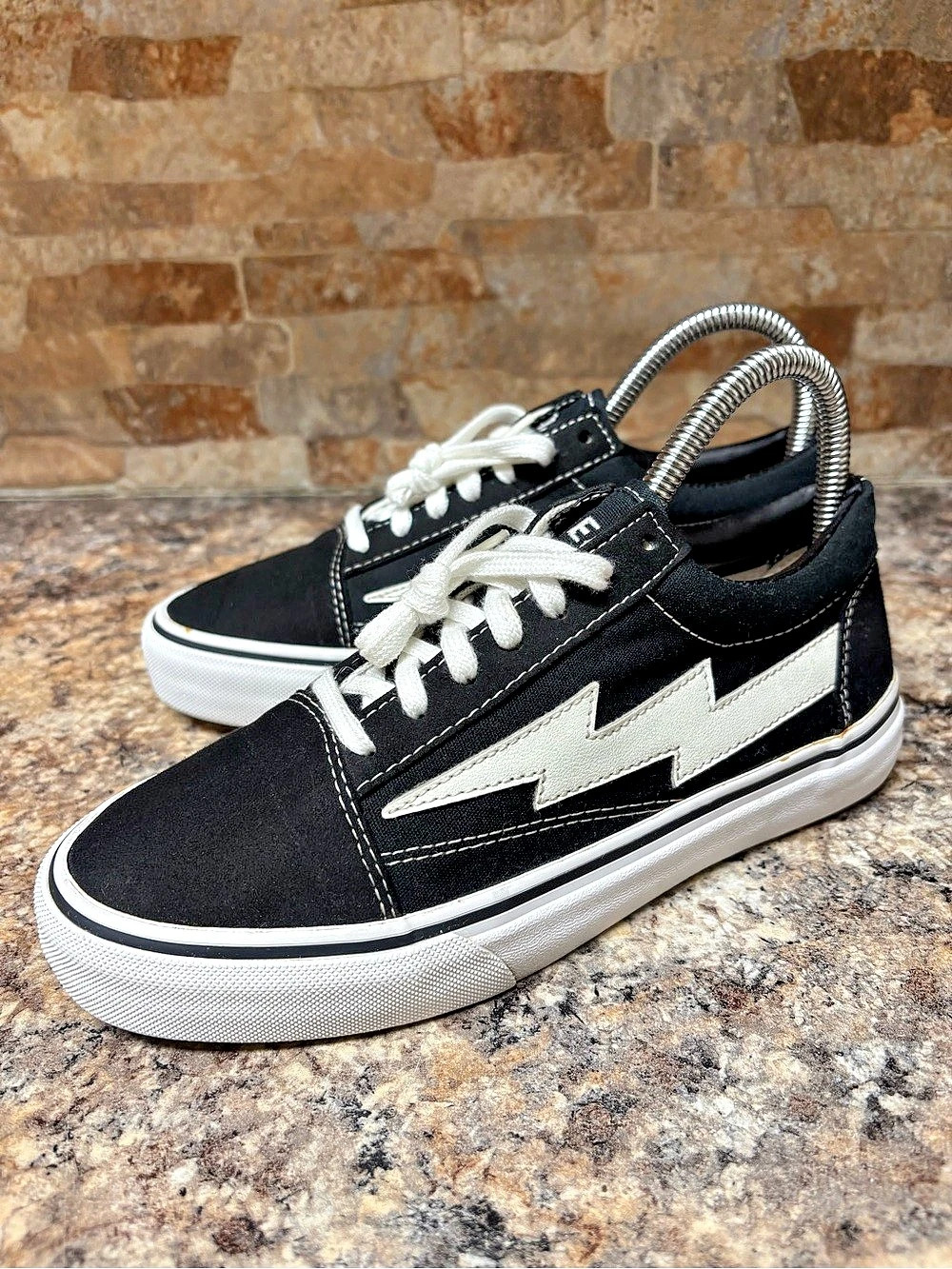 Revenge x Storm BLACK & WHITE Bolt Sneakers Men’s Size 5 Women’s Size 6.5